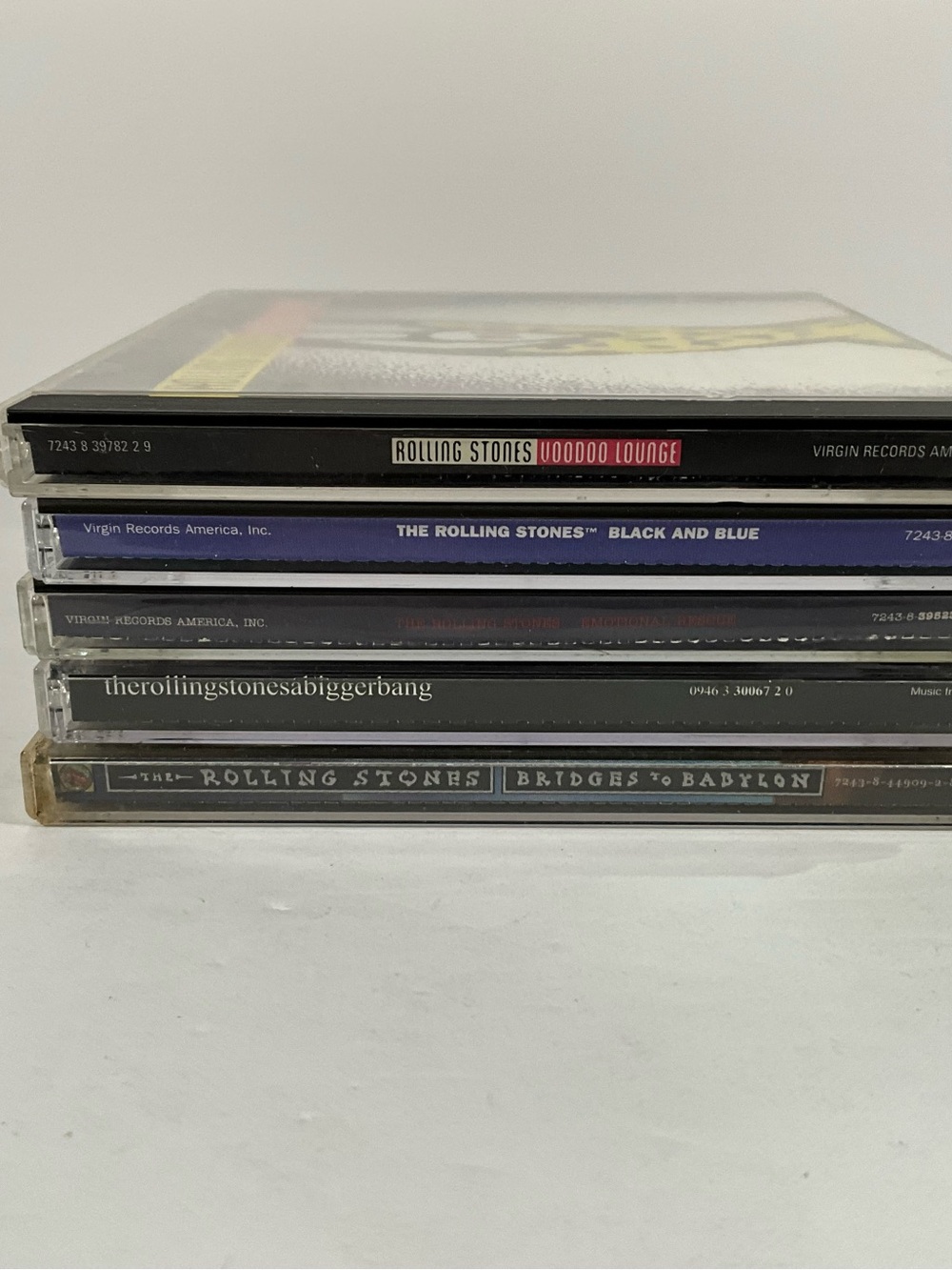 5 CD Rolling Stones Album Lot - Black & Blue, Voodoo Lounge And 3 Other Albums